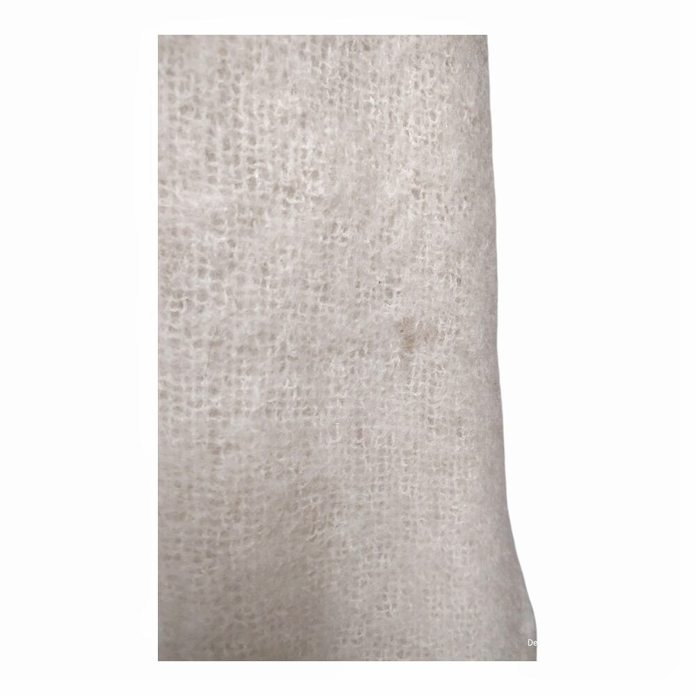 ST. MICHAEL Vintage 60's Cream Stoll Scarf Cover Up Wrap Natural Elegant Warm - Picture 7 of 7